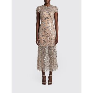 Self-Portrait Women Self-Portrait Slim Fit Sequin-Embroidered Midi Evening Dress